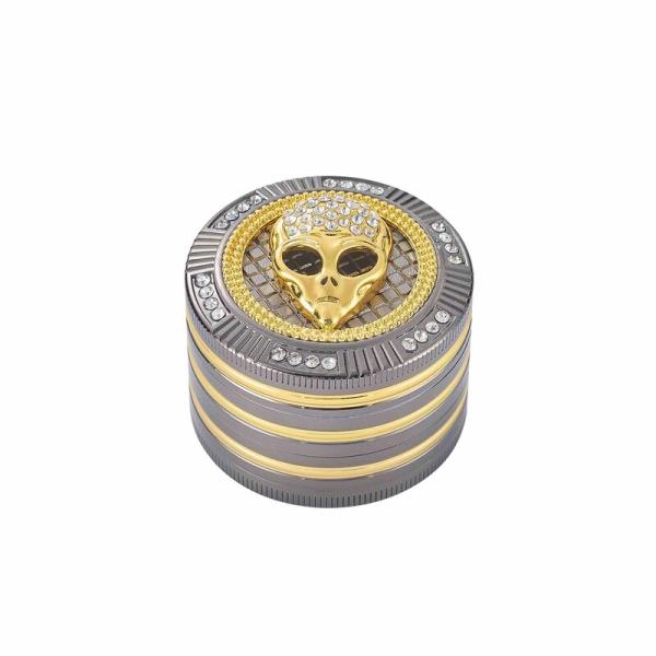 Grinder "Glitzer Alien" 4-teilig 50mm